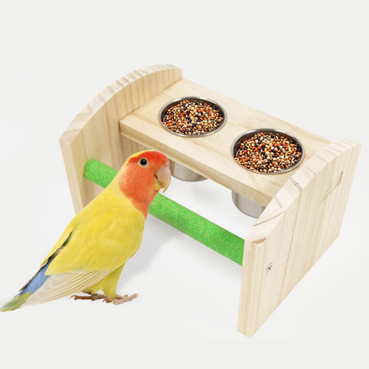 BirdBistro - Stainless Steel Bird Feeding Station