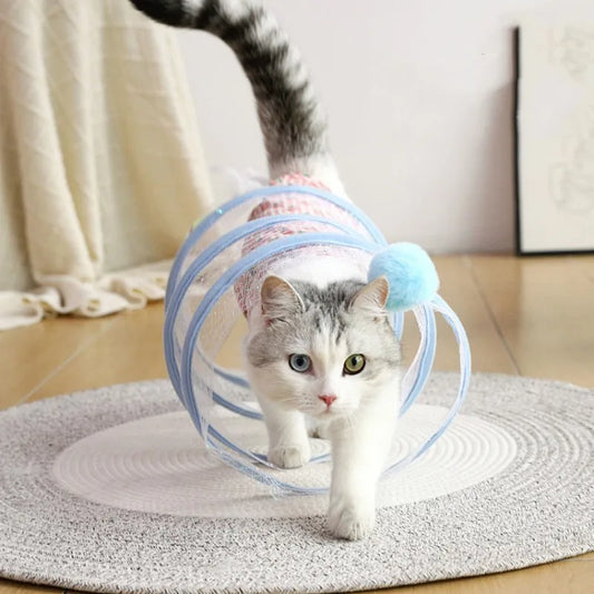 HuntNTunnel - Self-play Cat Hunting Spiral Tunnel